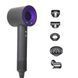 Фен с 5 разными насадками для сушки и укладки hair dryer fan 00014609 фото 4