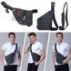 Сумка тактическая Cross Body мессенджер из ткани, сумка тактическая наплечная. Цвет: черный 00018307 фото 14