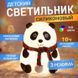 Детский силиконовый ночник светильник Панда 7 цветов, Силиконовый ночник игрушка для детей 00022931 фото 13