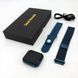 Smart Watch T80S, два браслети, температура тіла, тиск, оксиметр. Колір: синій 00022024 фото 12