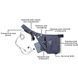 Сумка тактическая Cross Body мессенджер из ткани, сумка тактическая наплечная. Цвет: черный 00018307 фото 16