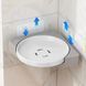 Кутова обертова полиця для ванної кімнати Multi Functional Rotational Tray 00013198 фото 2