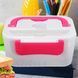 Ланч бокс електричний із підігрівом Lunch Heater 220 V Pro, ланч бокс від мережі. Колір: рожевий 00018633 фото 4