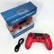 Джойстик DOUBLESHOCK для PS 4, бездротовий ігровий геймпад PS4/PC акумуляторний джойстик. Колір: червоний 00015806 фото 12