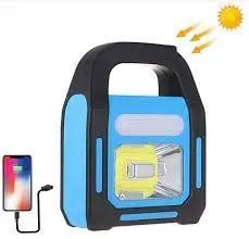 Ліхтар кемпінг переносний HB-9707A-1LED+COB+LED, power bank, Li-Ion акумулятор, сонячна батарея, ЗУ microUSB 00023278 фото