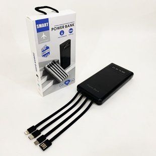 Портативний Зарядний Пристрій Павербанк 30000 mAh 2хUSB Power Bank Smart Tech 00017785 фото