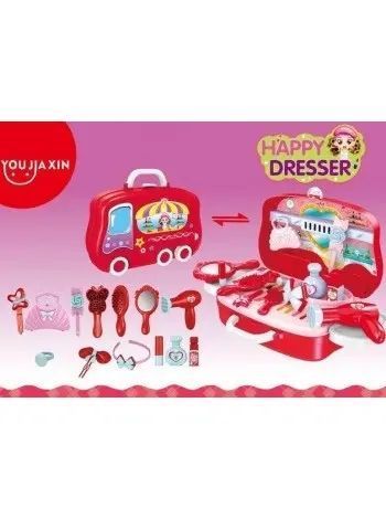 Набір для макіяжу дитячий HAPPY DRESSER з висувною валізкою 00016465 фото