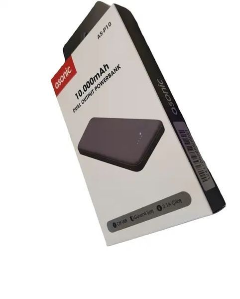Павер банк, Power Bank 10000 mAh з індикатором заряду, Asonic P10 00017883 фото