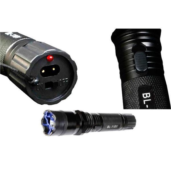 Світлодіодний светодиодный фонарь police bl-1101 зу 220в + чехол, фонарь ручной 00022842 фото