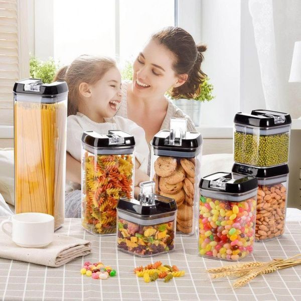 Набор контейнеров для еды FOOD Storage Container Set на защелках с уплотнителем из 7 предметов 00019079 фото