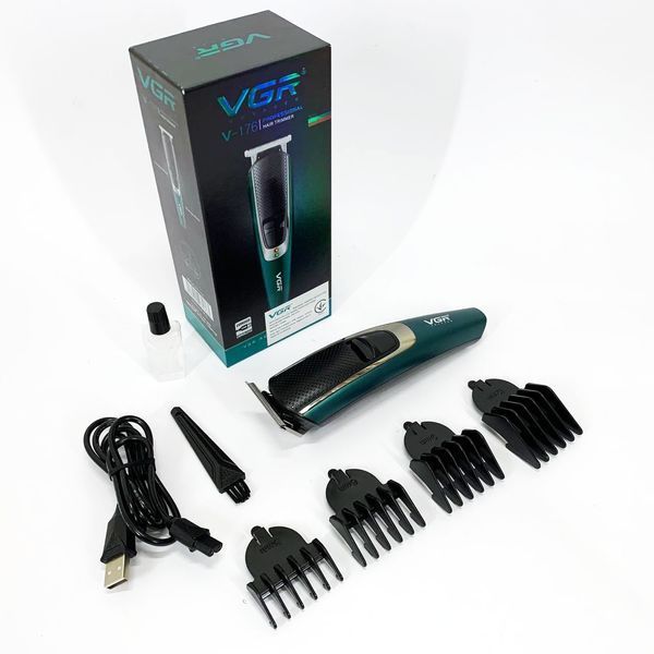 Триммер для бороды и волос VGR V-176 от USB, Профессиональный триммер для стрижки 00014903 фото