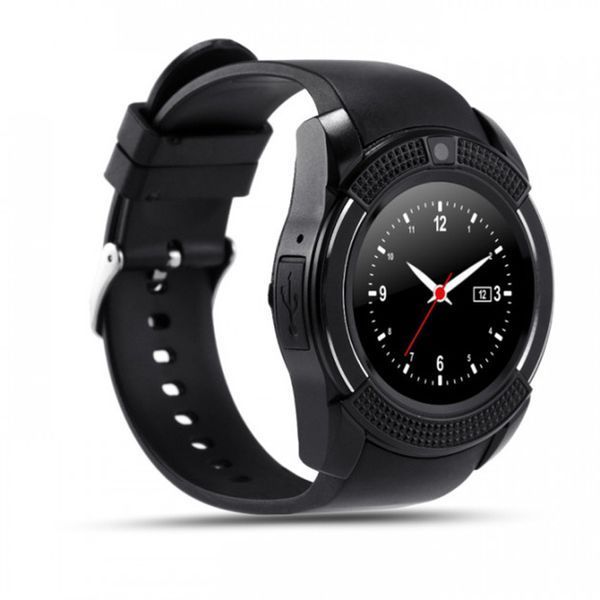 Умные смарт-часы Smart Watch V8. Цвет: черный 00022414 фото
