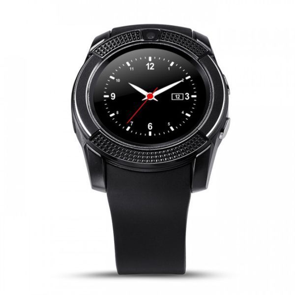 Умные смарт-часы Smart Watch V8. Цвет: черный 00022414 фото