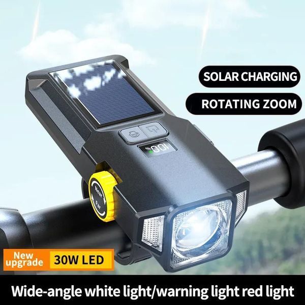 Велофара X17-30W+2LED(red) 00016912 фото