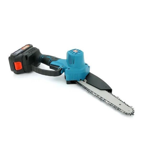 Акумуляторна ланцюгова міні пила 15 см у кейсі Krafftec (36V 4 Ач) + 2 акумулятори та індикатором заряду 00013528 фото