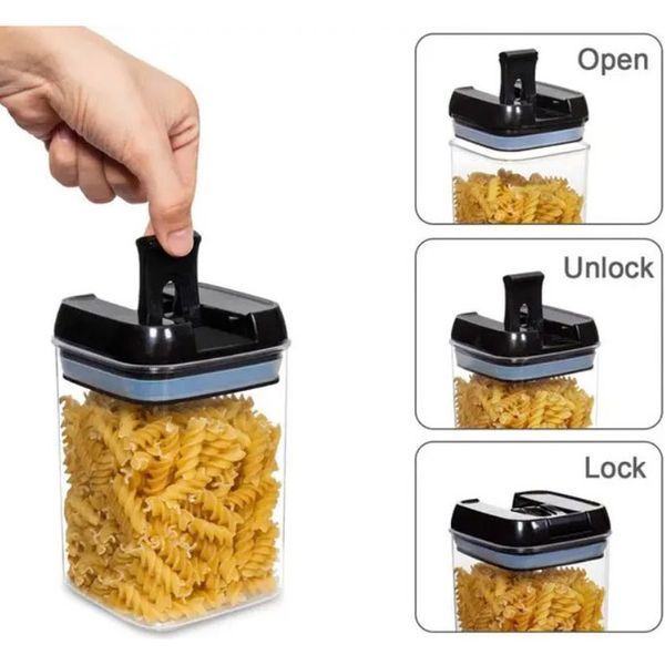 Набор контейнеров для еды FOOD Storage Container Set на защелках с уплотнителем из 7 предметов 00019079 фото