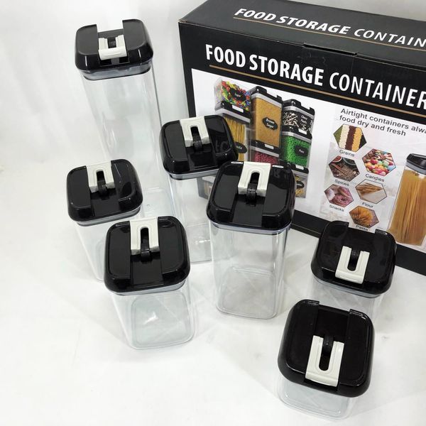 Набор контейнеров для еды FOOD Storage Container Set на защелках с уплотнителем из 7 предметов 00019079 фото