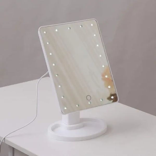 Біле Дзеркало з LED підсвічуванням для макіяжу Magic MakeUp Mirror 00014754 фото