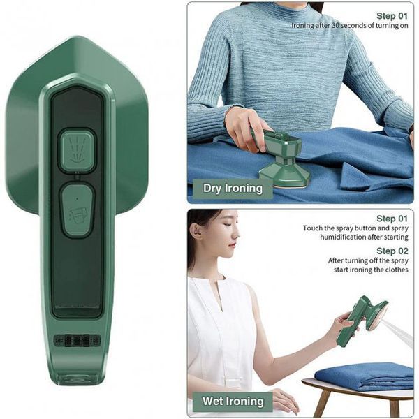 Портативна дорожня праска, праска міні дорожня з парою Mini Dry Iron with Spray FZ-688 00012575 фото