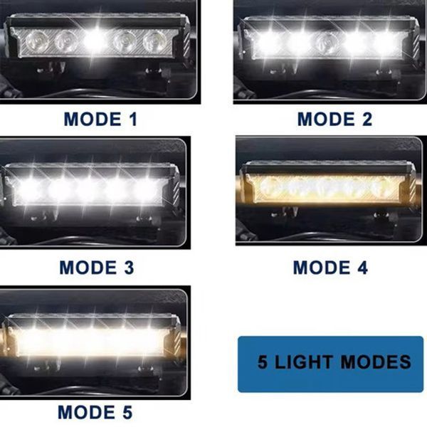 Велофара мощная FY-339B-5LED(white+yellow), Световые сигналы для велосипеда, Фара led для велосипеда 00017077 фото