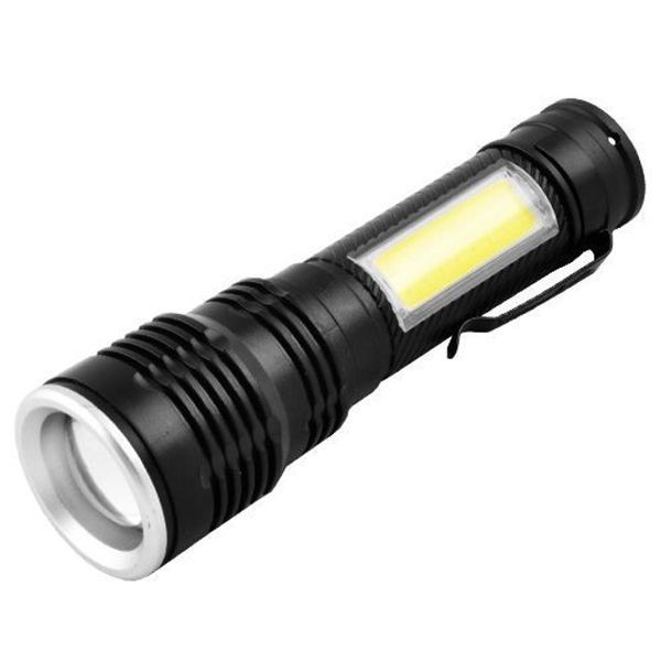 Фонарик карманный светодиодный Police BL-T630S-XPE+COB, Супермощный поисковый ручной фонарь 00023055 фото
