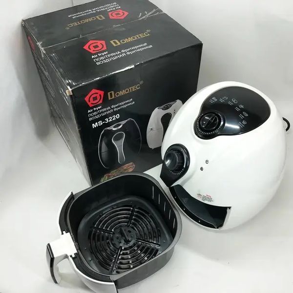 Аеро фритюрниця Air Fryer DOMOTEC MS-3220 білий 00021133 фото