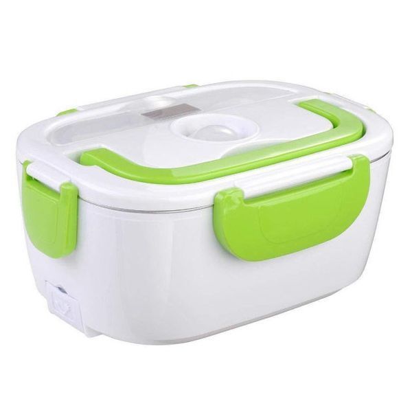 Ланч бокс электрический с подогревом Lunch Heater 220 V Pro, Термос для еды для детей. Цвет: зеленый 00018643 фото
