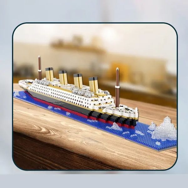 Конструктор корабль Titanic (1878 деталей) mini 00016640 фото