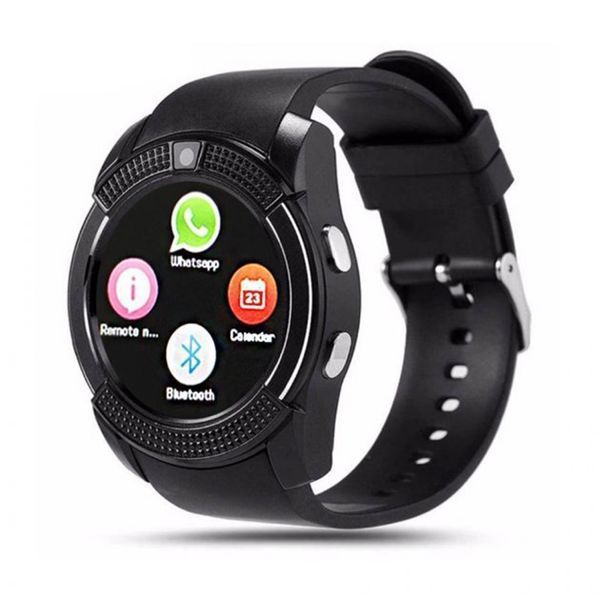 Умные смарт-часы Smart Watch V8. Цвет: черный 00022414 фото