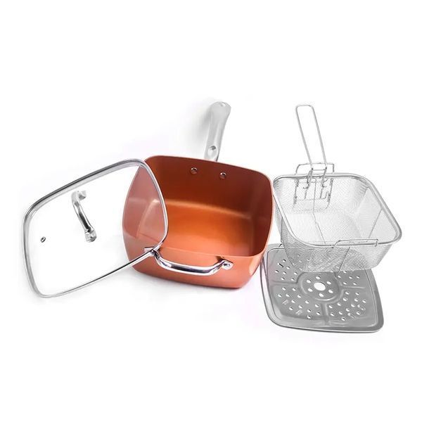 Сковородка с фритюрницей Square PAN Ampowar 24 см 00019259 фото