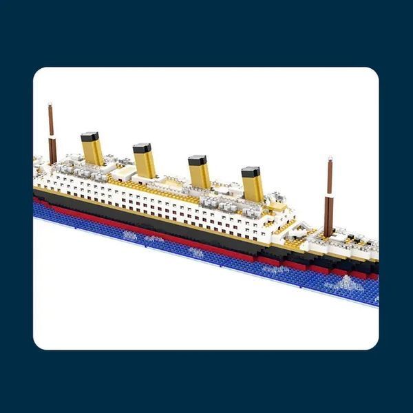 Конструктор корабль Titanic (1878 деталей) mini 00016640 фото