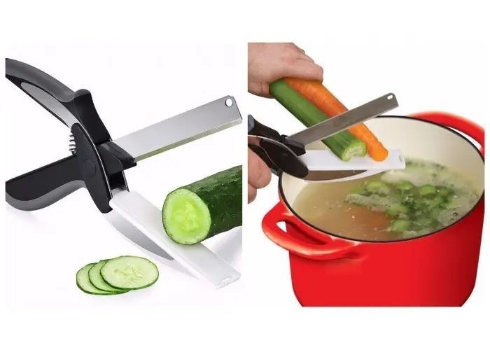 Умный нож ножницы 2 в 1 Clever Smart Cutter 00019363 фото