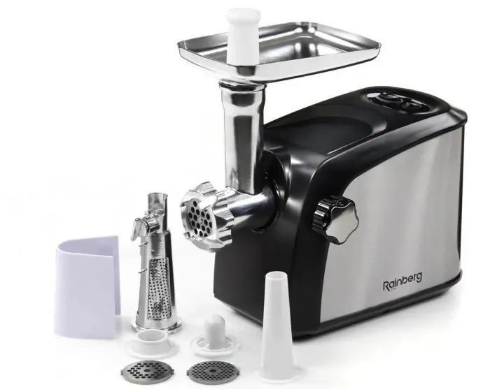 Мясорубка Rainberg RB-673 3800W электрическая с реверсом + соковыжималка 00020696 фото