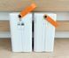 Power bank 100000 mAh с быстрой зарядкой и встроенными кабелями, белый 00017931 фото 4