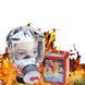 Маска противогаз из алюминиевой фольги, панорамный противогаз Fire mask защита головы от радиации 00014429 фото 6