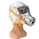 Маска противогаз из алюминиевой фольги, панорамный противогаз Fire mask защита головы от радиации 00014429 фото 3