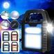 Ліхтар кемпінг переносний HB-9707A-1LED+COB+LED, power bank, Li-Ion акумулятор, сонячна батарея, ЗУ microUSB 00023278 фото 4