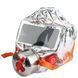 Маска противогаз из алюминиевой фольги, панорамный противогаз Fire mask защита головы от радиации 00014429 фото 12