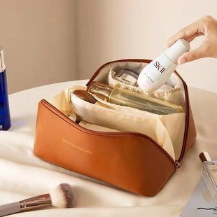 Косметичка органайзер для косметики / дорожный несесер женская на молнии 00013832 фото