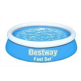Детский надувной бассейн со сливным клапаном Bestway 57392, 183х51см, 940 л 00013950 фото