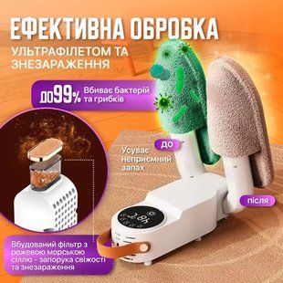 Антибактериальная сушилка для обуви Shoe Dryer LSF-006 ультрафиолетовая электросушилка с таймером 00013583 фото