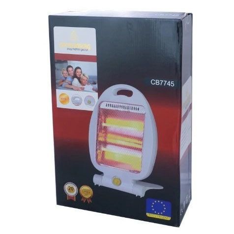 Інфрачервоний кварцовий обігрівач Crownberg CB-7745, енергозберігаючий кварцовий обігрівач 00013707 фото