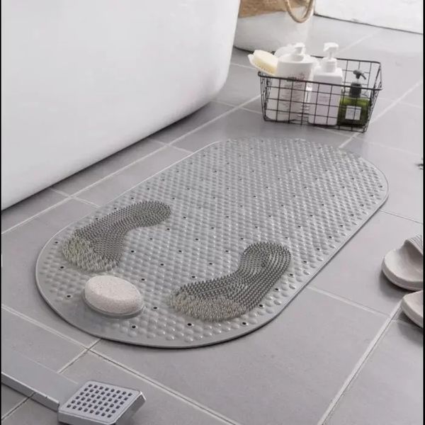 Нековзний килимок з шліфувальним каменем для ванної кімнати Bathroom mat 00024577 фото