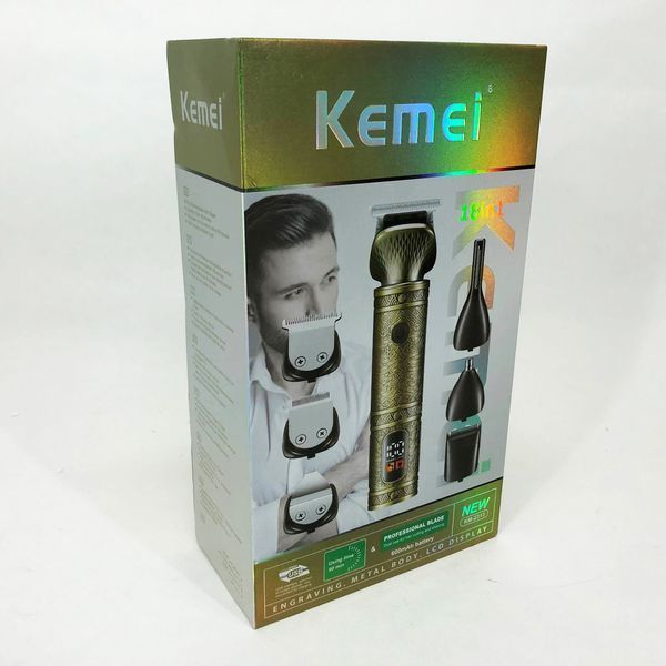 Тример 18 в 1 Kemei KM-2313, Універсальний триммер для чоловіків хороші машинки для стрижки волосся для дому 00014524 фото