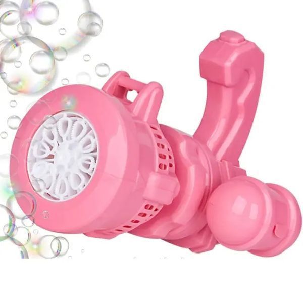 Детский пулемет генератор мыльных пузырей от батареек Bubble machine toy 00016016 фото