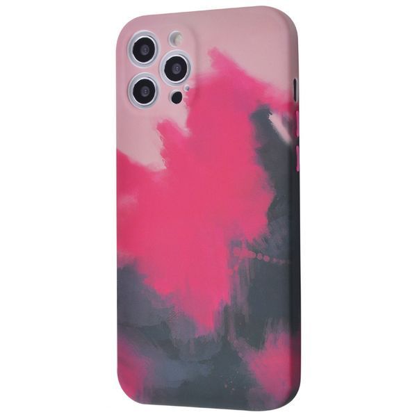 Чохол для Apple Iphone 12 Pro Max рожево-фіолетовий градієнт 00023773 фото