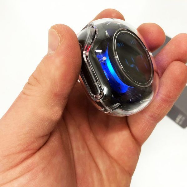 Беспроводные наушники TWS T8 PRO с прозрачным кейсом Вакуумные LED дисплей Bluetooth 5.3. Цвет: черный 00023861 фото