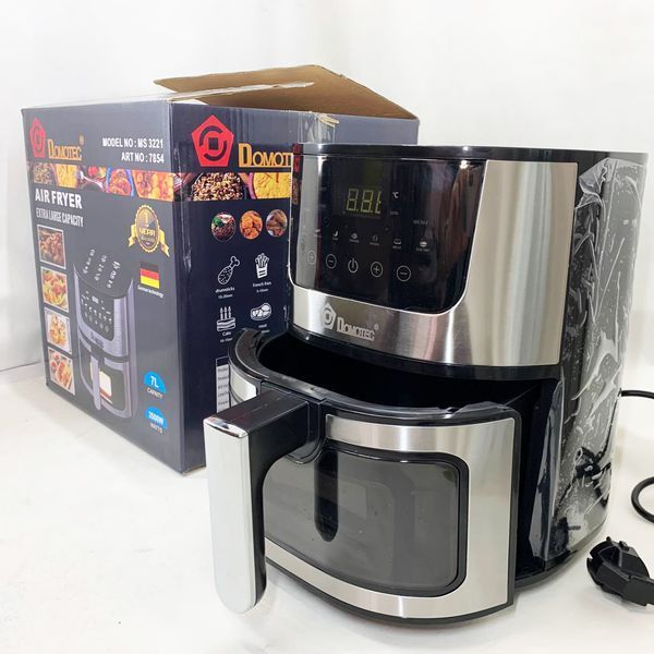 Аерофритюрка для смаження без масла Domotec MS-3221 3500 Вт 7 л 00019952 фото