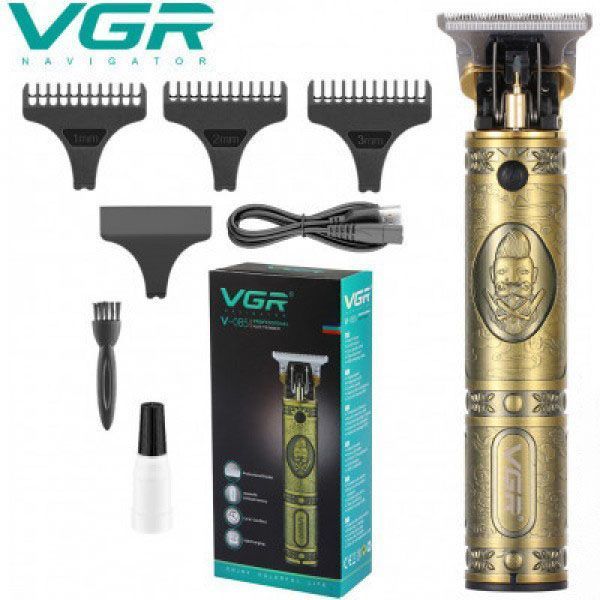 Машинка для стрижки мужская VGR V-085 Электробритва с насадками для бороды Окантовочная машинка 00014345 фото
