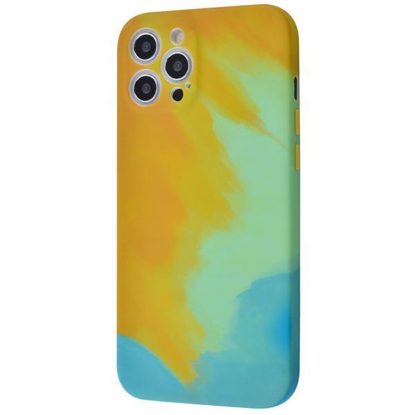 Чохол для Apple Iphone 12 Pro Max рожево-фіолетовий градієнт 00023773 фото